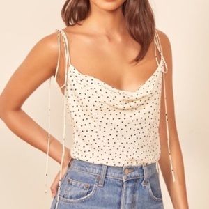 Reformation Leah Top Pepper XS